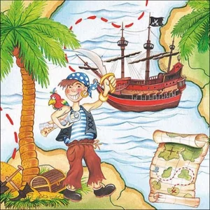 Szalvéta Ambiante Pirate papírszalvéta 33x33cm,20db-os