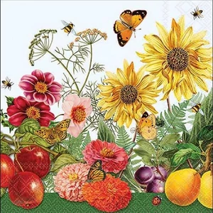 Szalvéta Ambiante Sunny Garden papírszalvéta 33x33cm,20db-os