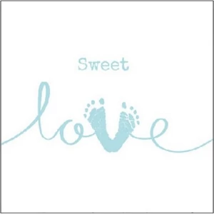 Szalvéta Ambiante Sweet Love Boy papírszalvéta 25x25cm,15db-os