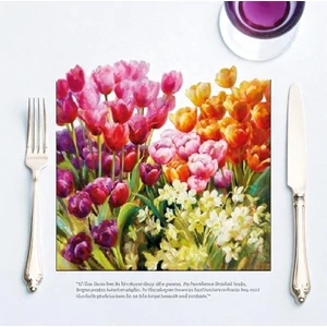 Szalvéta Ambiante Tulips papírszalvéta 25x25cm,15db-os
