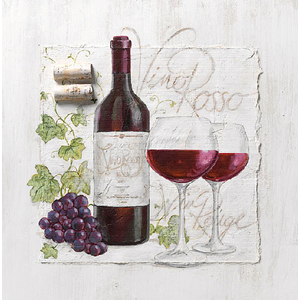 Szalvéta Ambient Vino Rosso 30x30cm, 20lapos 3rétegű 13306995