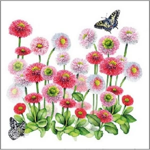 Szalvéta Ambiente 25x25cm Bellis 3rétegű 20db/csomag