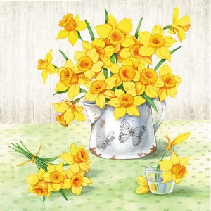 Szalvéta 33x33cm Ambiente Narcissus,20db-os