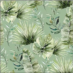 Szalvéta Ambiante Jungle leaves green papírszalvéta 25x25cm,15db-os