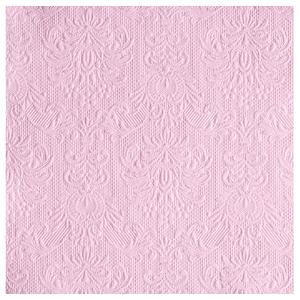 Szalvéta Ambiente Elegance pearl pink dombornyomott 40x40cm,15db-os