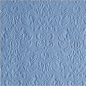 Szalvéta Ambiente Elegance Elegance jeans blue dombornyomott papírszalvéta 25x25cm,15db-os