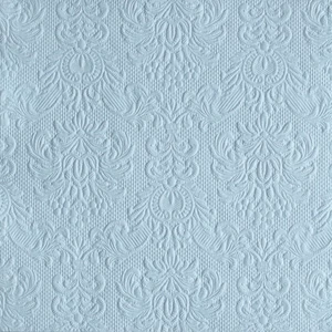 Szalvéta Ambiente Elegance Pale Blue 33x33cm 3rétegű 15db/csom papírszalvéta 33x33cm, 15db-os
