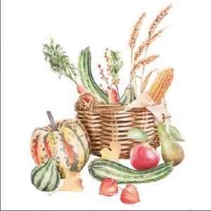 Szalvéta 25x25cm Ambiente Autumn still life 20db/csomag