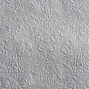 Szalvéta Ambiente Elegance Elegance silver dombornyomott papírszalvéta 25x25cm,15db-os