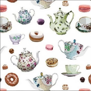 Szalvéta Ambiante teáskanna Classic tea pots papírszalvéta 25x25cm,15db-os