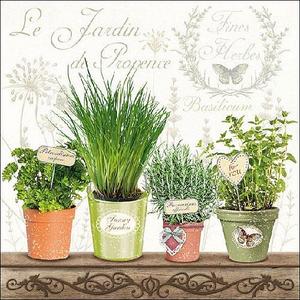 Szalvéta Ambiante Le Jardin de Provence papírszalvéta 33x33cm,20db-os