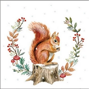 Szalvéta Ambiante Storing for Winter papírszalvéta 25x25cm,15db-os