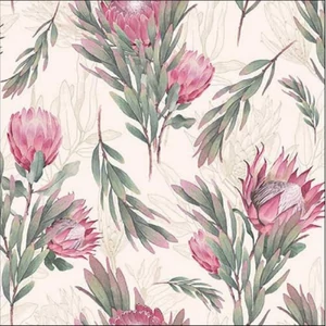 Szalvéta Ambiante virágos Protea cream papírszalvéta 33x33cm,20db-os