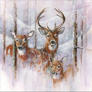 Szalvéta Ambiante szarvasos Widl erness Stag papírszalvéta 33x33cm,20db-os