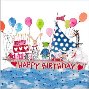 Szalvéta PPD Kid Boat papírszalvéta 33x33cm,20db-os