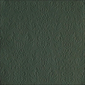 Szalvéta Elegance deep forest dombornyomott 40x40cm,15db-os