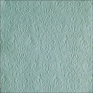 Szalvéta  Elegance light sage dombornyomott40x40cm,15db-os