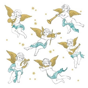 Szalvéta karácsony Angels in the Sky papírszalvéta 33x33cm,20db-os
