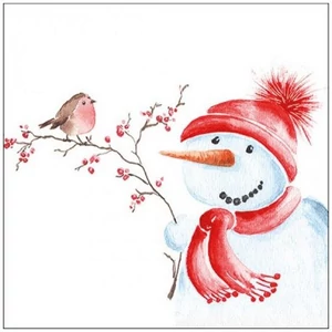 Szalvéta Ambiante Bird On Twig papír papírszalvéta 33x33cm,20db-os