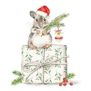 Szalvéta karácsony Christmas Fridolin papírszalvéta 33x33cm,20db-os
