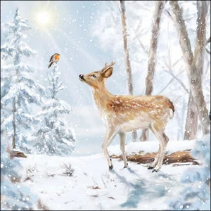 Szalvéta Ambiante Meeting in winterwordl papírszalvéta 33x33cm,20db-os
