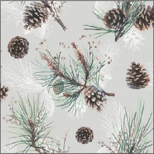 Szalvéta Ambiante Pine Cone All Over papírszalvéta 25x25cm,15db-os