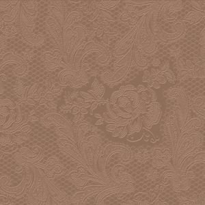Szalvéta ppd Lace Embossed csokoládé 33x33cm 3rétegű 15lapos