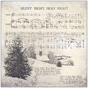 Szalvéta Silent night 33x33cm, 20db-os