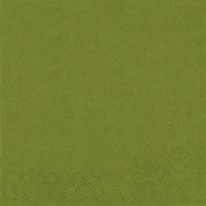 Szalvéta Ti-Flair 3rétegű 33x33 20lap/csom. olive green 301695