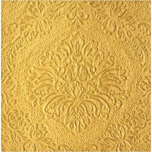 Szalvéta 33x33cm Ti-Flair 3rétegű 33x33 20lap/csom. dombornyomott damaszt hat. Luxury gold 379101