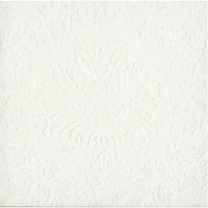 Szalvéta 33x33cm Ti-Flair 3rétegű 33x33 20lap/csom. dombornyomott damaszt hat. Luxury pearlwhite 379106
