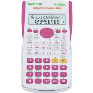 Számológép Antilop A-8200c tudományos 240 funkciós pink