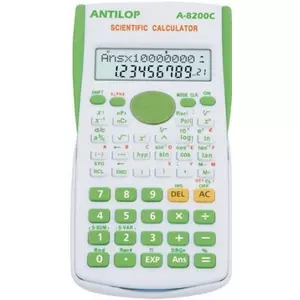 Számológép Antilop A-8200c tudományos 240 funkciós zöld