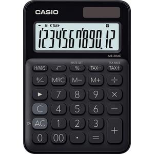 SzámoLógép Casio MS-20UC BK asztali számológép 12digites fekete