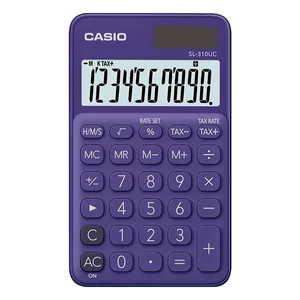 SzámoLógép Casio SL-310UC PL 10digites zsebszámológép narancssárga CASIO SL 310 UC Trendy Colours sorozat
