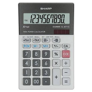 Számológép Sharp asztali, 10 számjegy, EL-M711G SHELM711GGY
