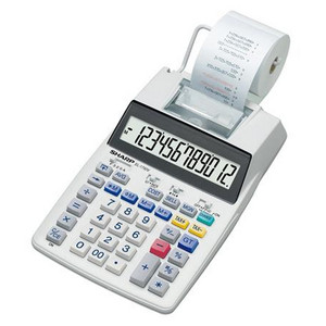 Számológép Sharp EL-1750V 12digites asztali számológép SH1750V