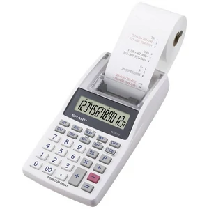 Számológép szalagos 12számjegy 2 színű nyomtató SHARP "EL-1611V