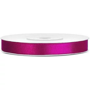 Szalag szatén 6mm sötét pink