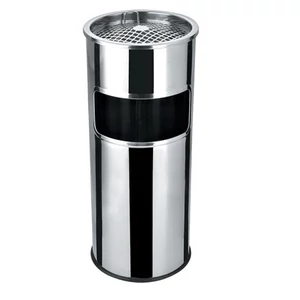 Szemetes kültéri hamutartós inox 25x58 UVV004