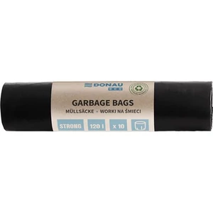Szemeteszsák extra erős 120l 10 db 35 µ DONAU "Eco" fekete