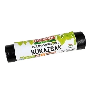 Szemeteszsák újrahasznosított 110 5db 60x100cm 17 µ MAZZINI fekete