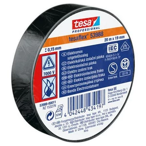 Szigetelőszalag 19mmx20m TESA fekete 53988-00011-00
