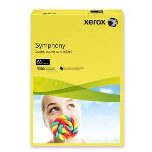 Színes másolópapír Xerox Symphony A4/160gr sötétsárga/intenzív 250lap/csom