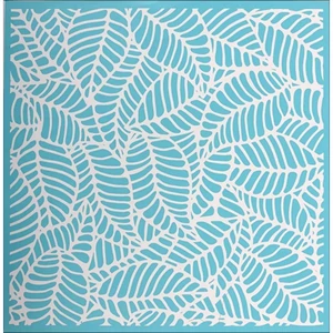 Szita-stencil 254 x 254mm, textúra - levelek 254 x 254 mm