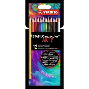 Színes Akvarell ceruza Stabilo Aquacolor ARTY 12színű Írószerek STABILO 1612-1-20