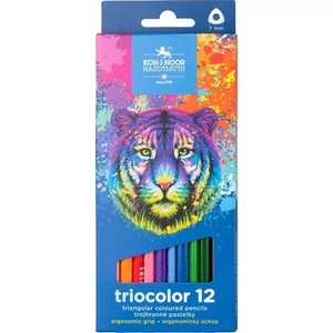 Színes ceruza 12 Koh-I-Noor 3132/12 Triocolor iskolaszer- tanszer