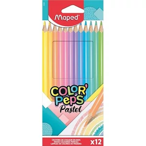 Színes ceruza 12 Maped háromszögletű Color Peps pasztell Színes ceruzák