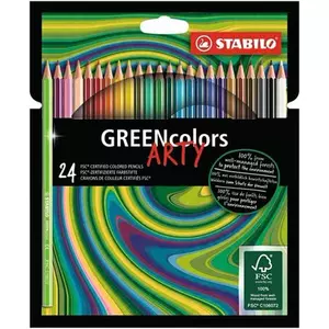 Színes ceruza 24 Stabilo GreenColors Arty hatszögletű 24színű Írószerek STABILO 6019/24-1-20