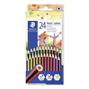 Színes ceruza 24 Staedtler hatszögletű, Noris Colour 185 TS185CD2402